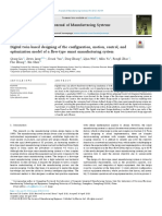 Digital Twin-Based Designing of The Configuration, Motion, Control, and Optimization Model of A Flow-Type Smart Manufacturing System