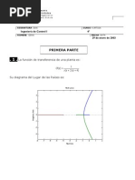 Lugar Geometrico de Las Raices Control