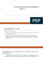 Review On Concepts of Criminal Law 1