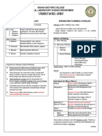 Student Notes: GPHCT: Davao Doctors College Medical Laboratory Science Department