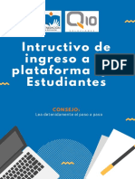 Instructivo Palataforma Q10 Estudiantes