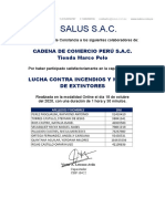 Certificados de Capacitación SST - Marco Polo