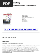 Click Here For Download: (PDF) E-Marketing