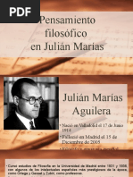 Pensamiento Filosófico de Julián Marías Aguilera