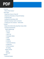 Power Query Documentation