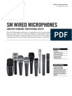 All Shure Mics Data Sheets