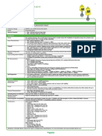 Product Data Sheet Accutech SI10 Specifications