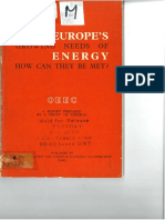 CASE SET - OEEC 1956 - Europe's Growing Needs of Energy