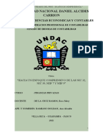 Hacia Un Enfoque Comprensivo de Las NIC 32, NIC 39, NIIF 7 y NIIF 9