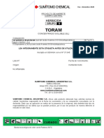 TORAM Proyecto de Marbete