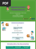 Orientaciones Pedagogicas