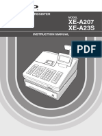 XE-A207 XE-A23S: Electronic Cash Register