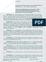 Republic of 'Hilippines: Energy Regulatory Commission