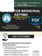 5 - Drugs For Asthma