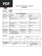 Employees' State Insurance Corporation E-Pehchan Card: Insured Person: Insurance No.: Date of Registration