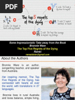 The Top 5 Regrets of Dying