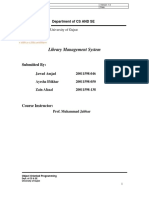 OOP Project Proposal Library Management System.