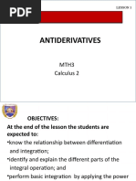 Lesson 1 AntiDerivatives