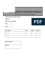 Course: Electronic Circuit Devices Lab No: 11 Title: Cascade Amplifier CID: - Date