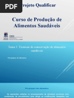 3.1 Pre Preparo de Alimentos