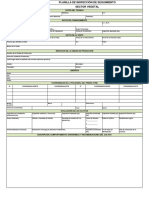 Planilla de Inspección (Sector Vegetal)