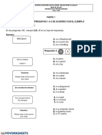 ¿Dónde Puede Ver Estos Avisos? en Las Preguntas 1-5, Marque A, B o C en Su Hoja de Respuestas