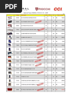 Código Descrição GR FPS CX Preço Venda: Tabela de Preços FEDERAL / FIOCCHI / CCI - JUN21