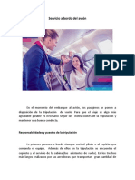 Servicio A Bordo Del Avión: Responsabilidades y Puestos de La Tripulación