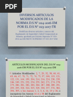 Artículos Modificados Del D.S. 024