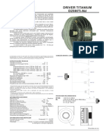 Driver Titanium D2500Ti-Nd: Conexão Driver X Corneta