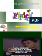 Fisica 1ero de Secundaria Leonardo de Vinci 11 de Junio