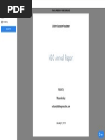 NGO Annual Report NGO Annual Report: This Is A Preview of Your Download