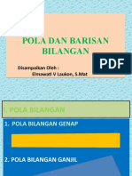 Pola Dan Barisan Bilangan Kelas VIII (Pert I)