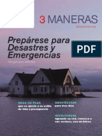 3 Días, 3 Maneras Prepárese para Emergencias y Desastres