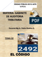 Tema 02 El Código Tributario - Diapositiva Upea 2021