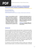 La Práctica Reflexiva Del Docente de Las Universidades