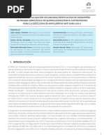 1-Protocolo de Validación Quimioluminiscencia Detec. Anticuerpos AntiSars-Cov-2