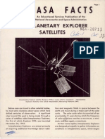 NASA Facts Interplanetary Explorer Satellites