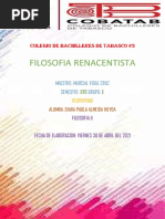 Filosofia Renacentista