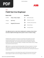 Field Service Engineer-JD-JP