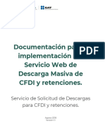 Servicio de Solicitud de Descargas para CFDI y Retenciones