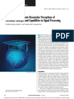 Threshold Concepts and Capabilities in Signal Processing