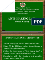 NSTP - Anti-Hazing Law