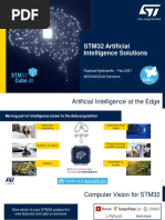 STM32 Artificial Intelligence Solutions: Raphael Apfeldorfer - Feb 2021 MDG/MCD/AI Solutions