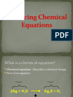 Balancing Chemical Equations