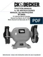 Manual Esmeril Black & Decker BT3600 6