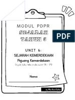 PDPR Tahun 5 Sejarah Unit 6