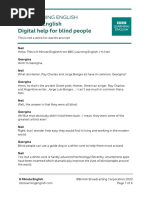 6 Minute English Digital Help For Blind People