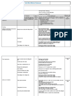 Safe Work Method Statement: (See Below)