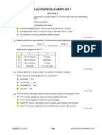 Halogenoalkanes Answers